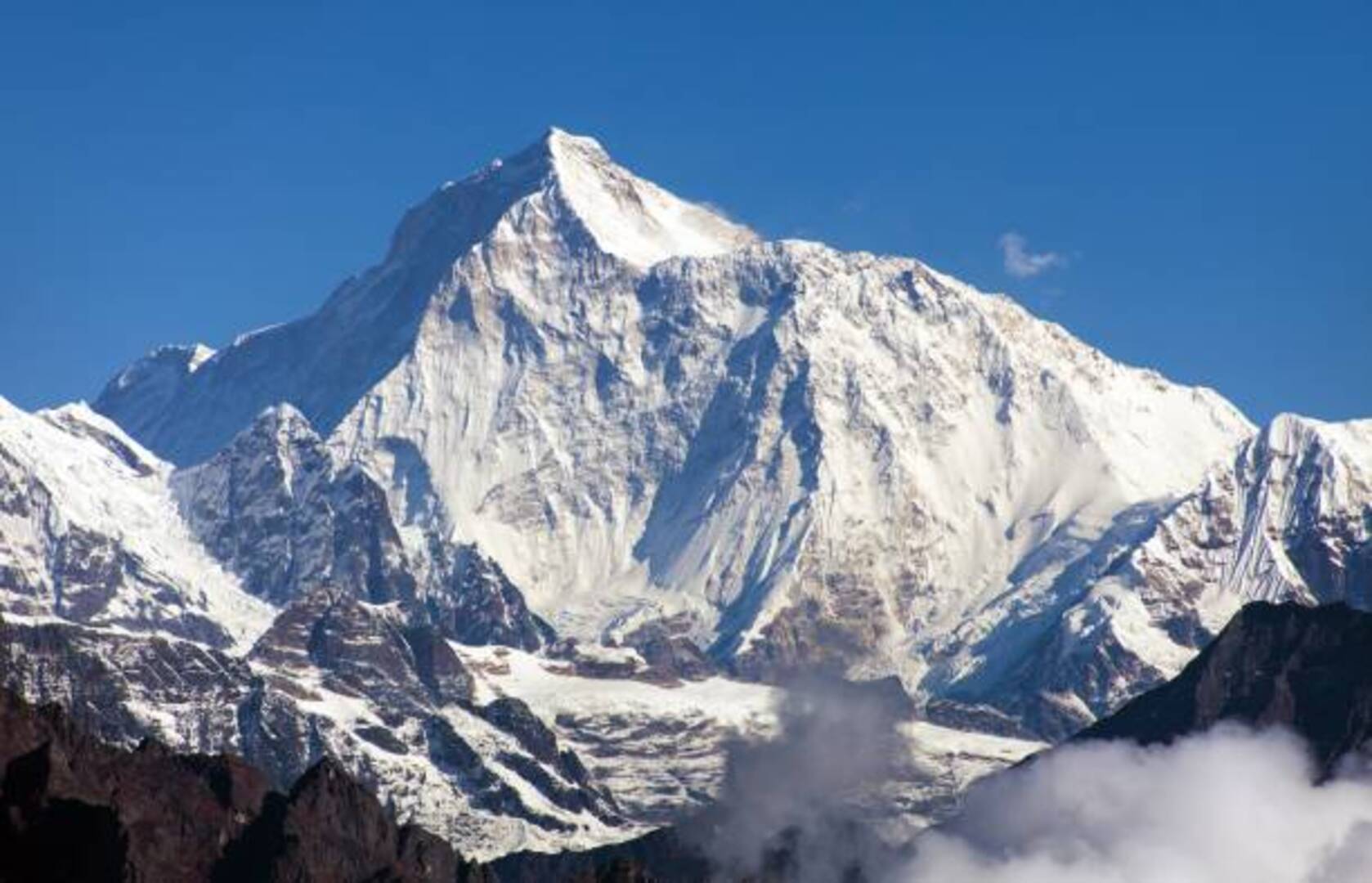 Makalu from Barun Valley, Nepal