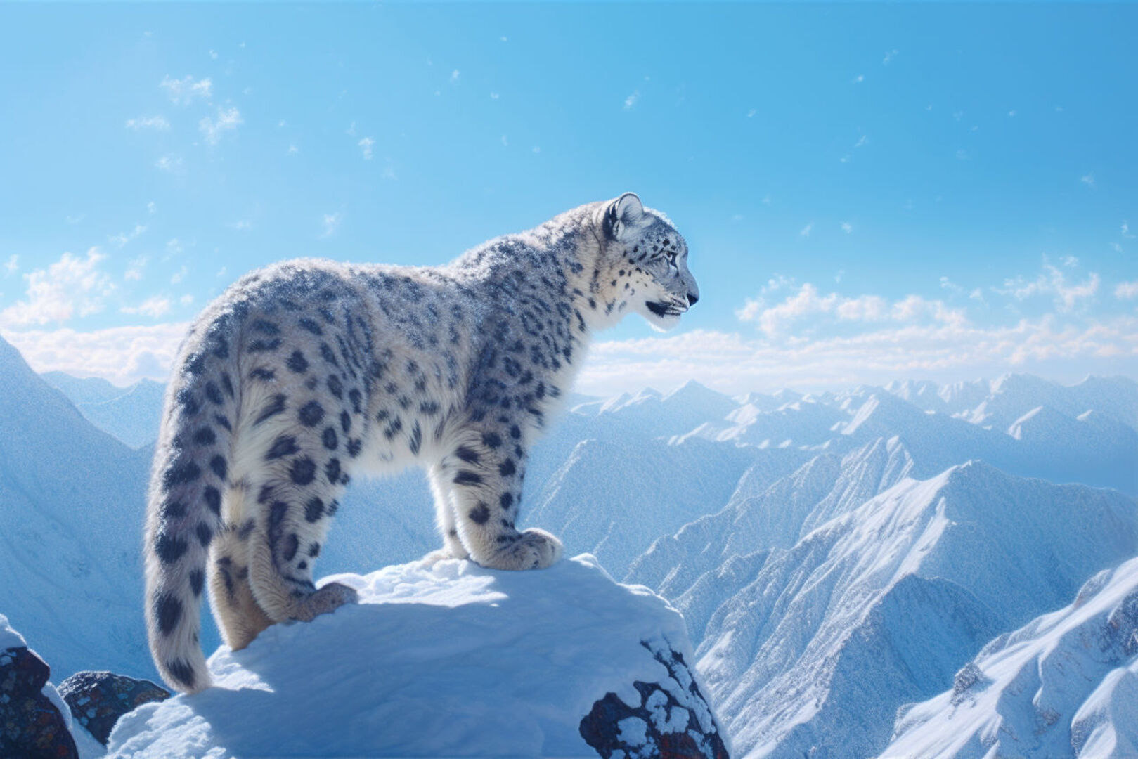Snow Leopards in Himalayas